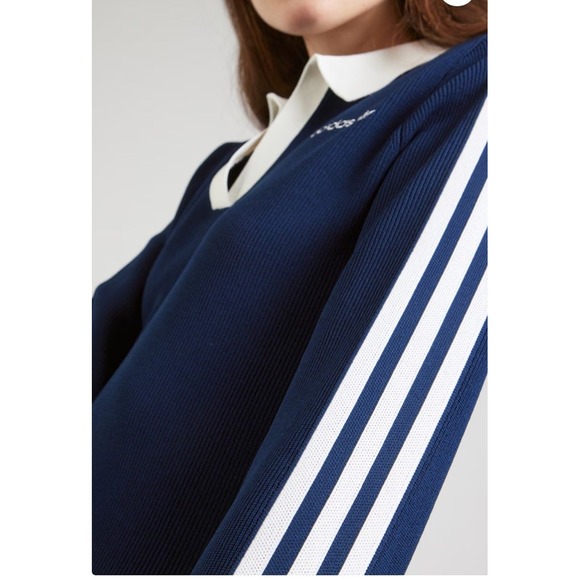 Adidas Originals Knit Polo Dress Women's Size Large Casual Lifestyle NWT - Picture 4 of 6